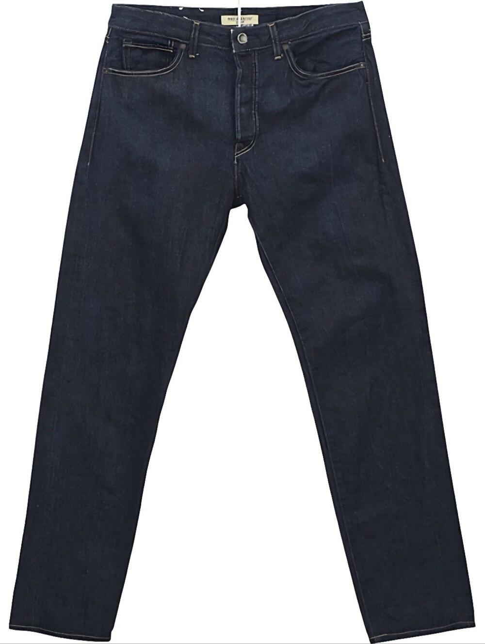 Levi's Made & Crafted Ruler Straight Jeans 34x32 Dark Indigo Button Fly 100%...